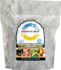 Fresh Is Best cordero seco para perros en bolsa, realza el sabor y la proteína