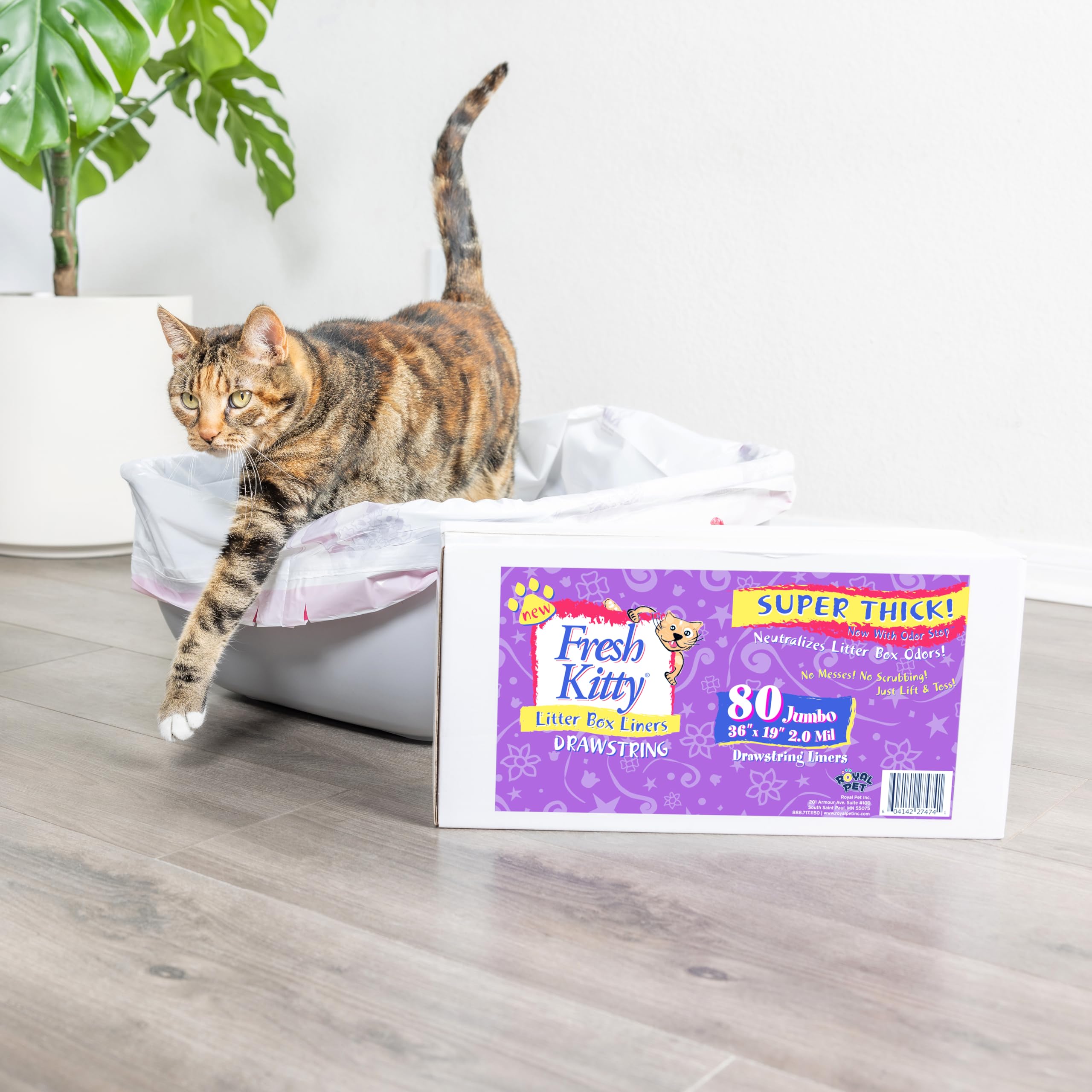 Fresh Kitty liner resistente reduce desorden al cambiar