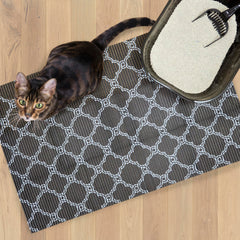 Fácil limpieza de la alfombra Fresh Kitty, apta para varias mascotas