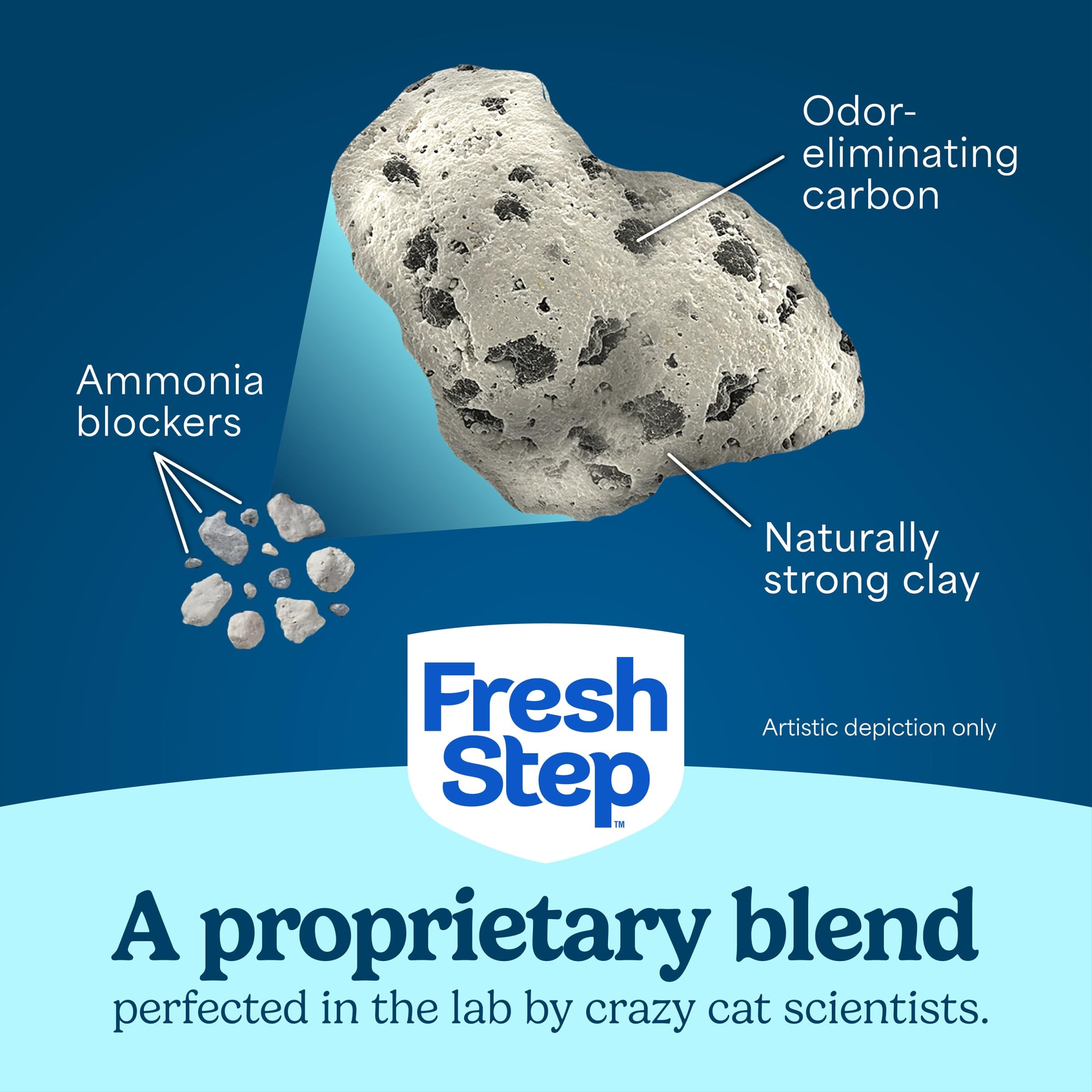 Fresh Step Advanced sin aroma, sin colorantes para uso neutro.