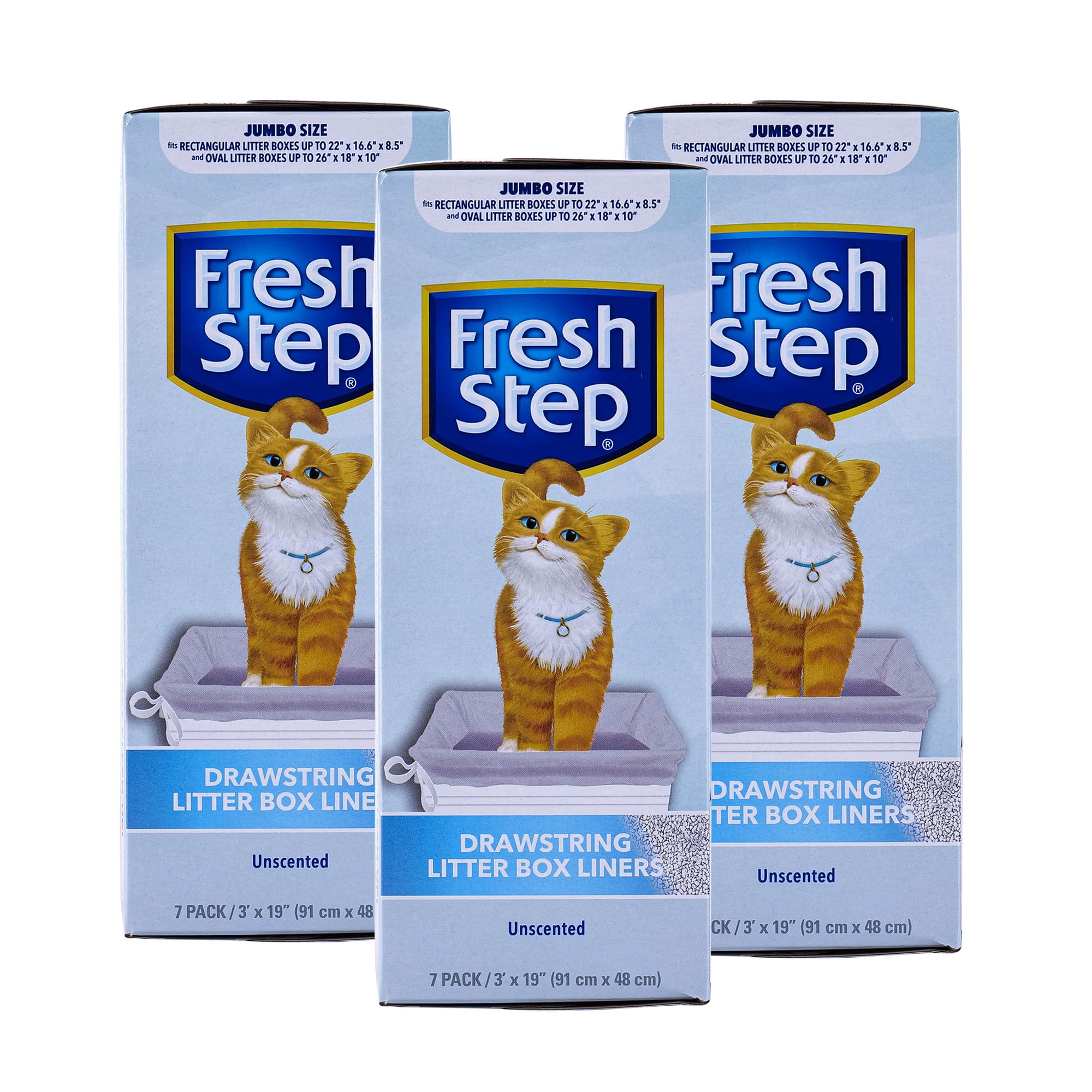 Fresh Step bolsa para arenero jumbo oval, facilita cambios limpios y rápidos.