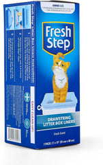 Fresh Step bolsas arenero jumbo, tamaño grande, cubren bordes para mayor cobertura.