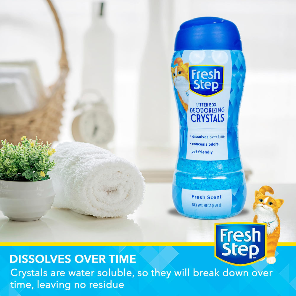 Fresh Step dispensador fácil para cristales, vertido limpio sin derrames durante la limpieza
