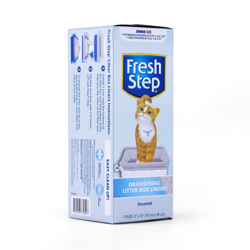 Bolsas Fresh Step jumbo para caja de arena con cierre seguro