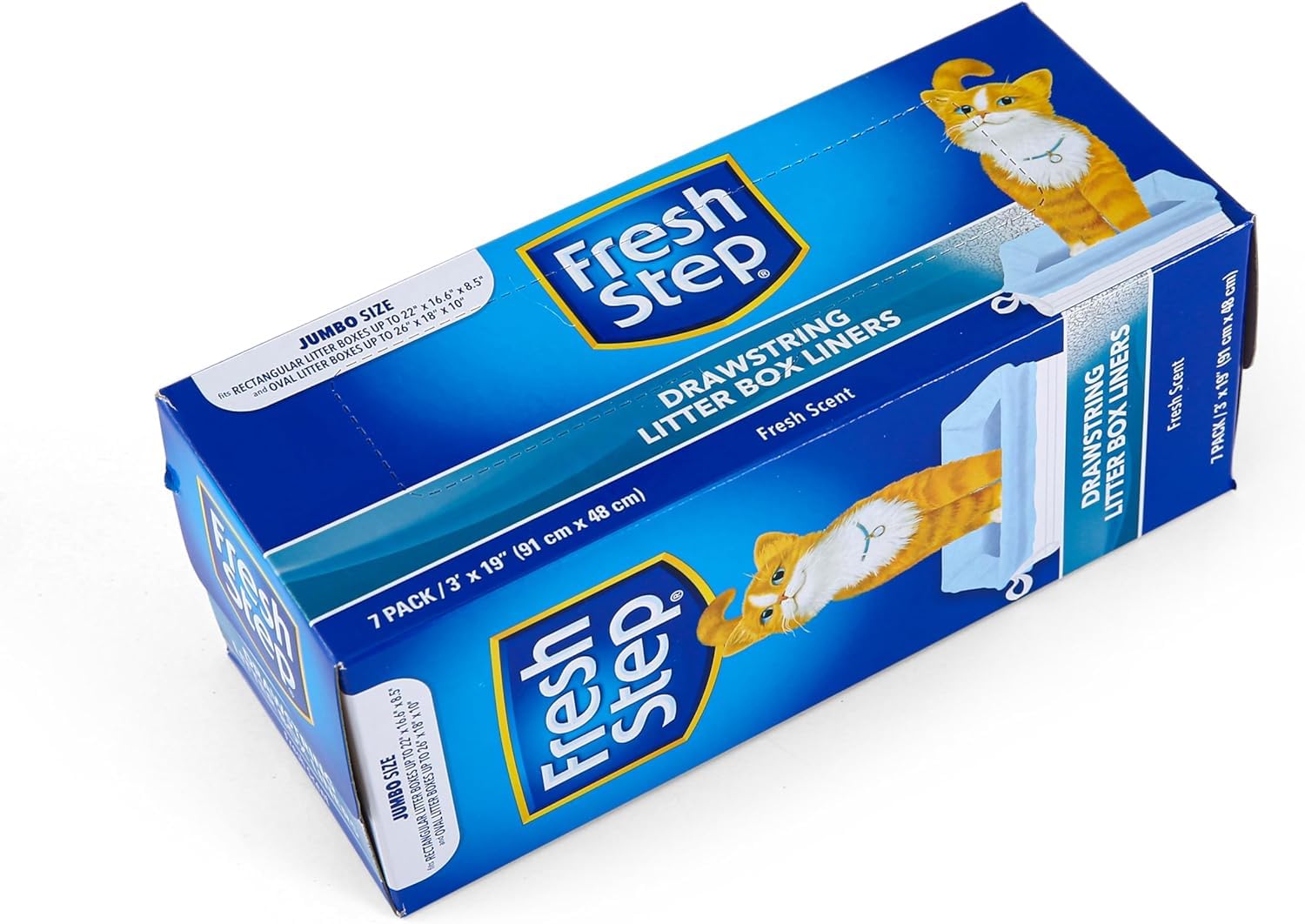 Fresh Step plástico-resistente: resistente a rasguños y desgarros.