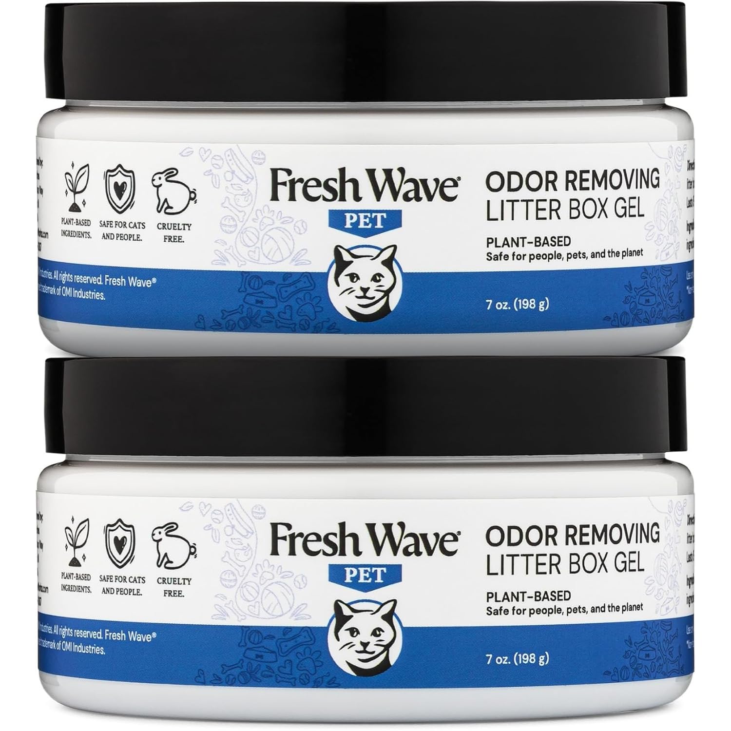 Fresh Wave Gel eliminador de olores para caja de arena reduce olores de mascotas.