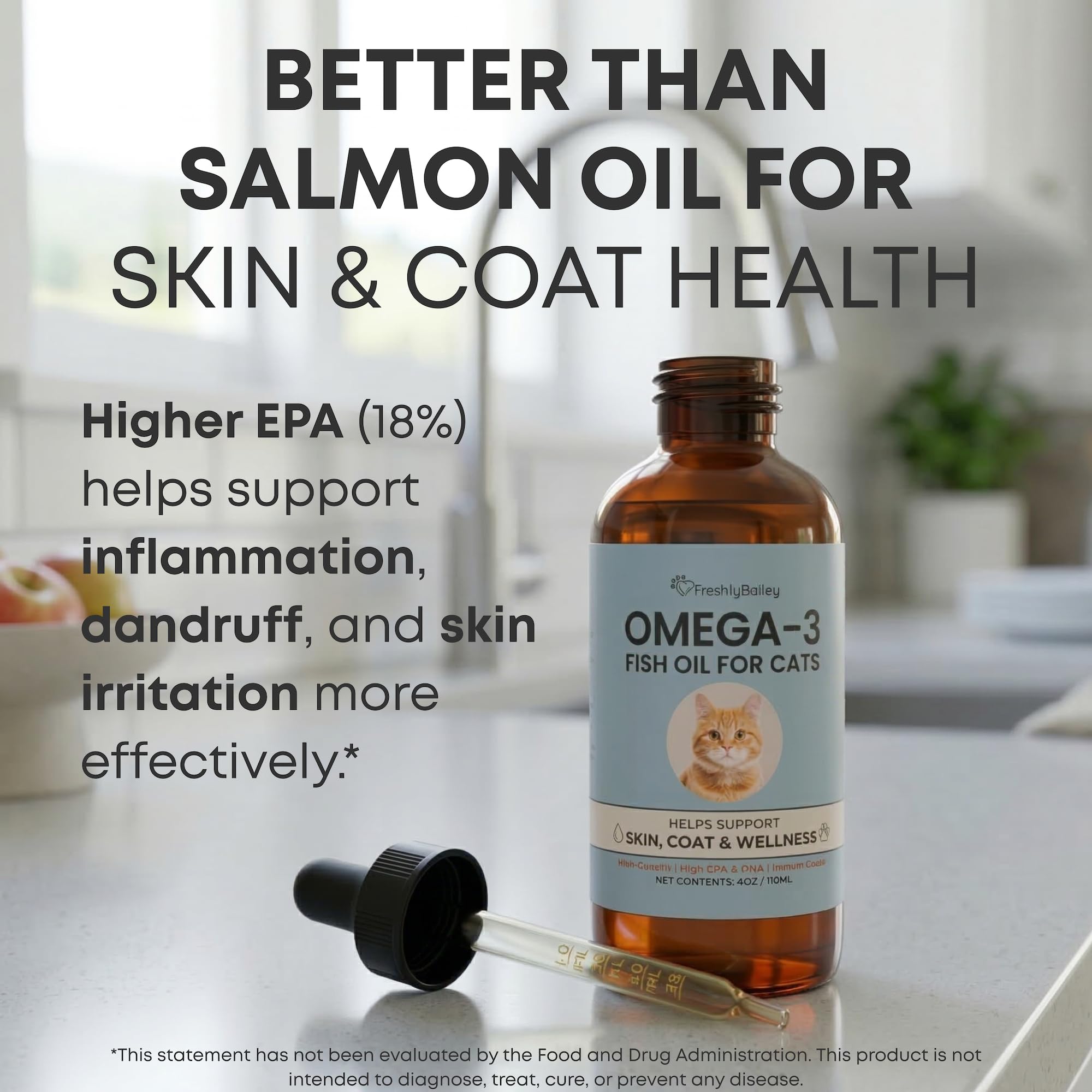 Freshly Bailey Omega3 cat joints feel supported during daily play.