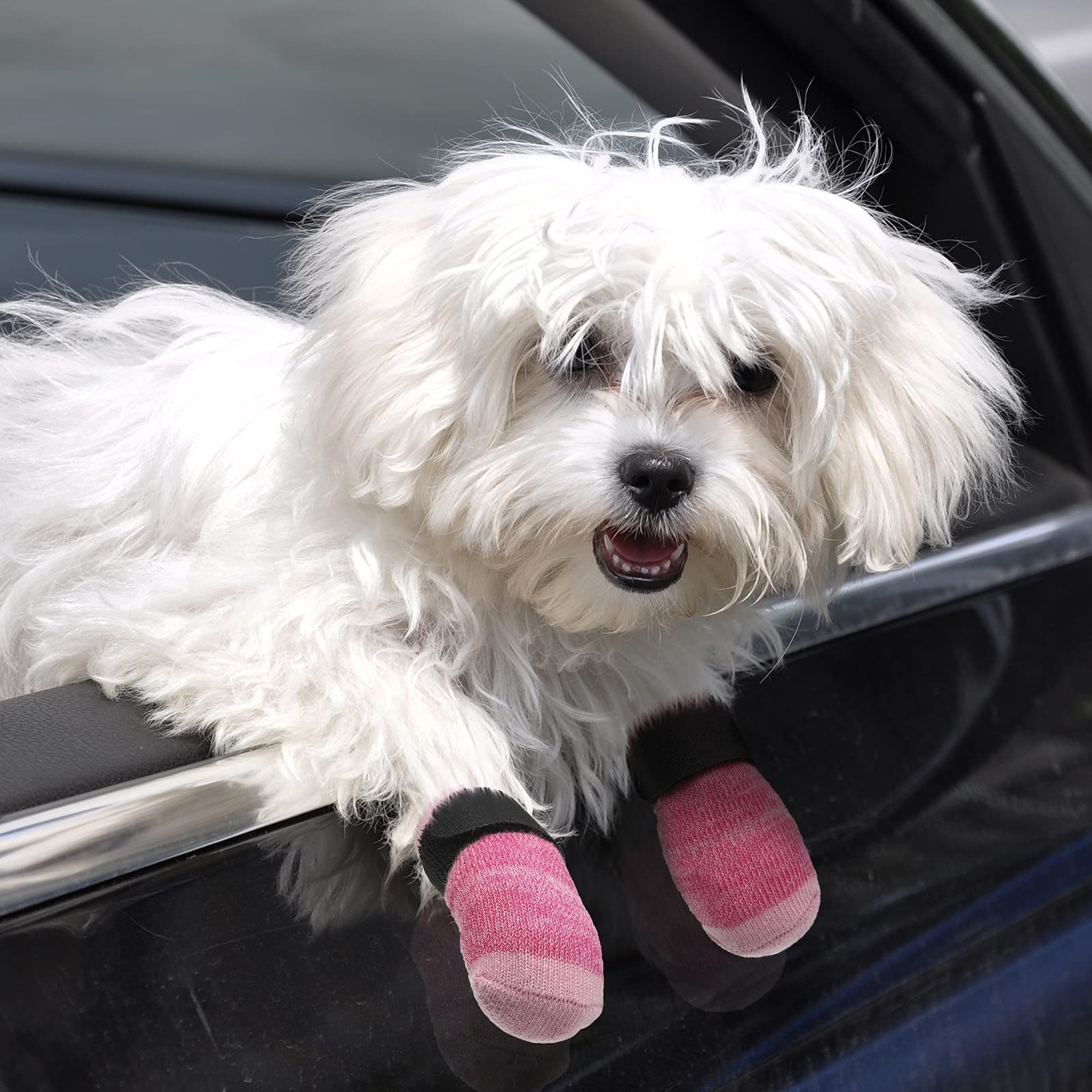 Frienda calcetines confortables para uso diario, movimiento suave y protección contra resbalones, rosa
