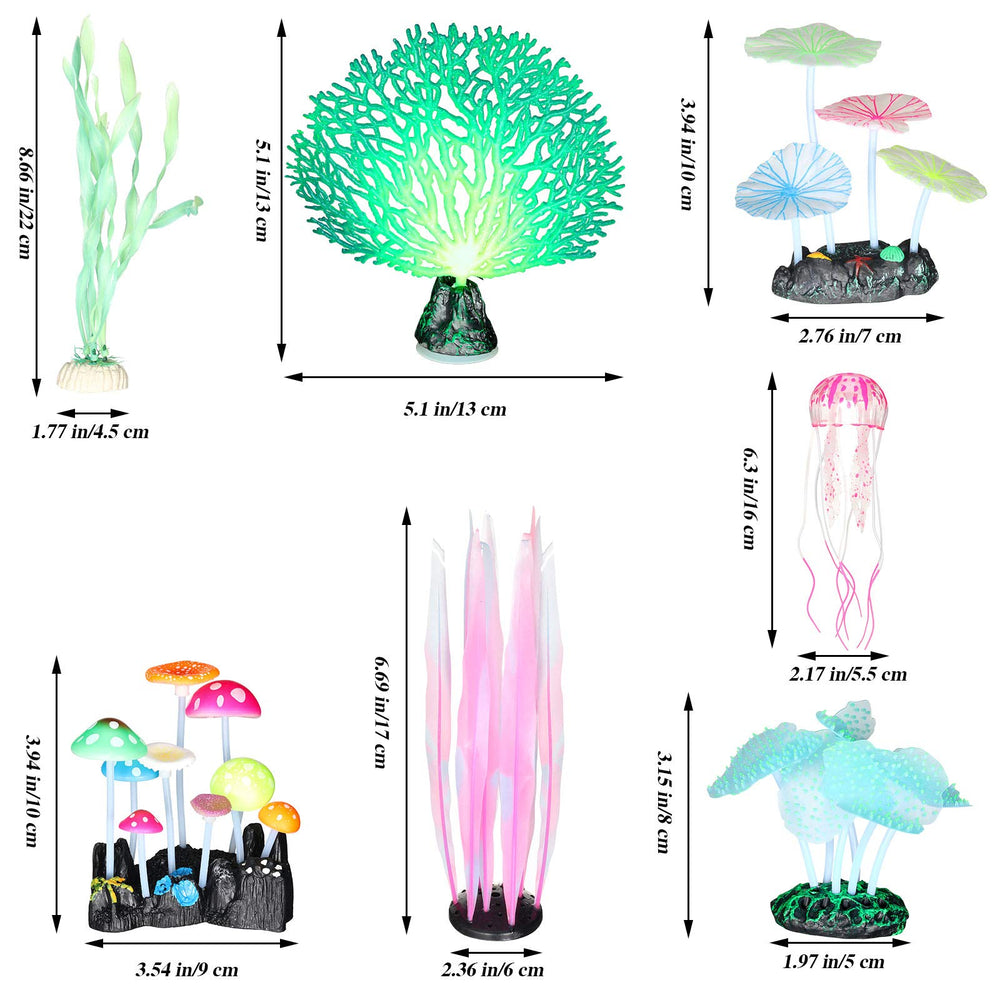 Frienda medusas luminosas dos colores para movimiento y luz suave