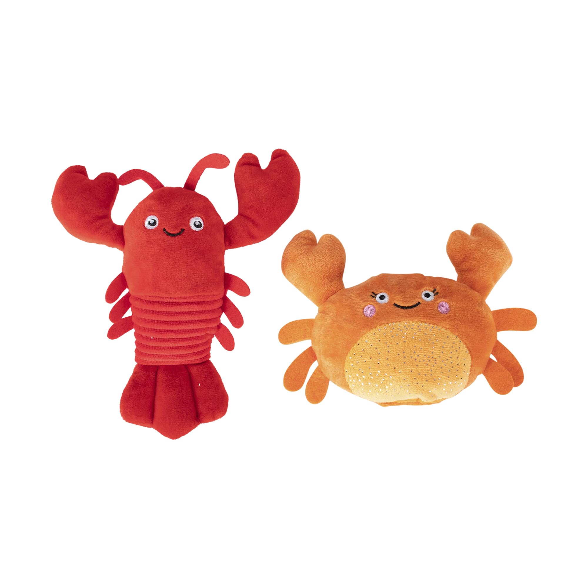 Fringe Studio peluche cangrejo para juego interactivo con chirriador.