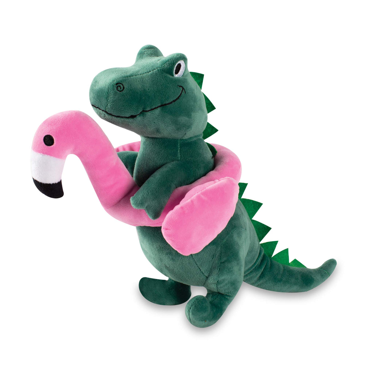 Fringe Studio Juguete Perro Grande Flamenco-T-Rex, ideal para juego activo