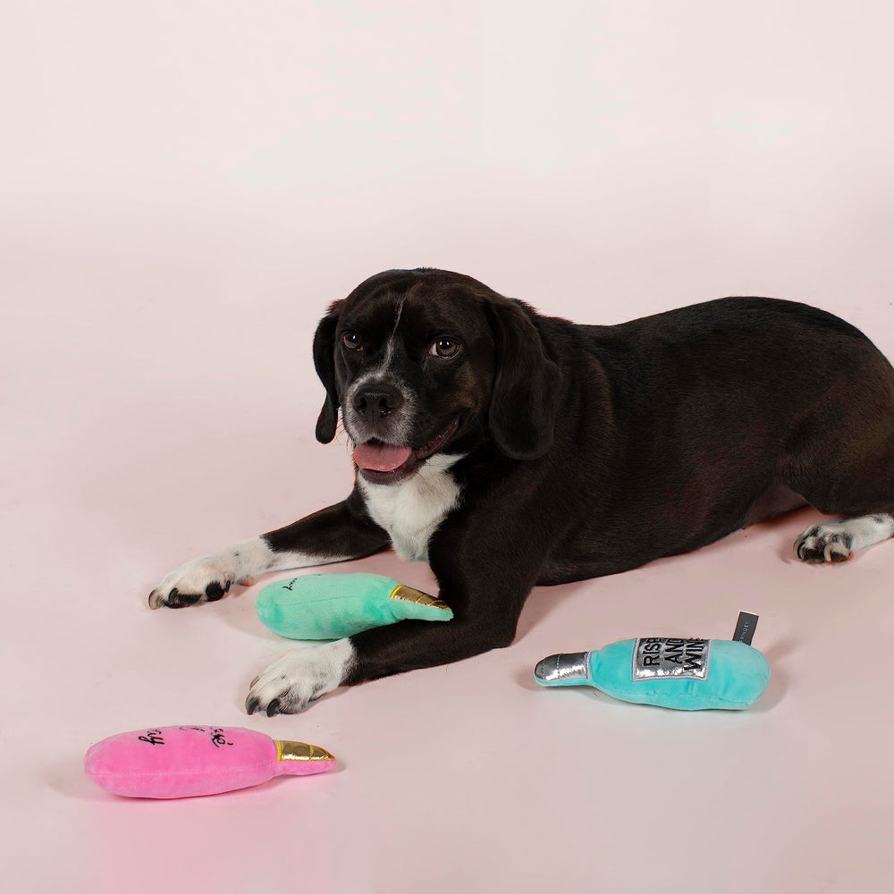 Fringe Studio: juguete vino multicolor para perros pequeños, perfecto para mordisqueo suave
