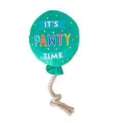 Fringe Studio I Pawty You Pawty, juguete peluche para perros, ideal para juego activo.