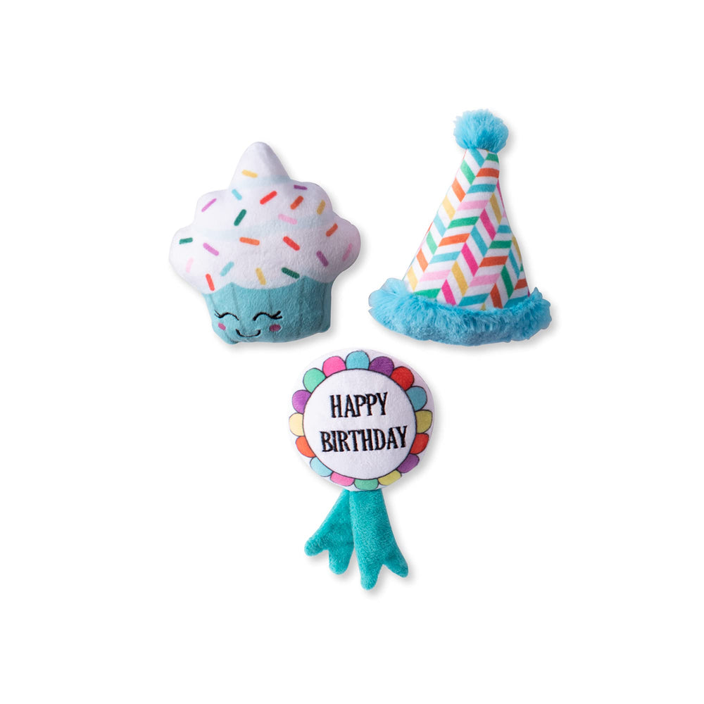 Fringe Studio: peluches para perro, conjunto de 3 juegos para juego diario