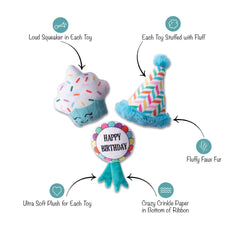 Fringe Studio: peluche con papel crujiente para perros pequeños