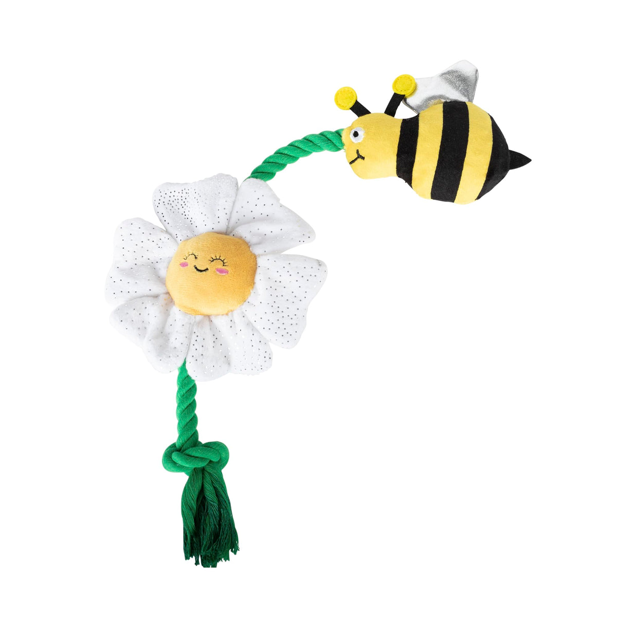Fringe Studio Pollen para perros: peluche con cuerda para juego interactivo