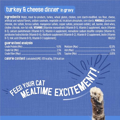 Friskies deshebrados res con textura en lata.