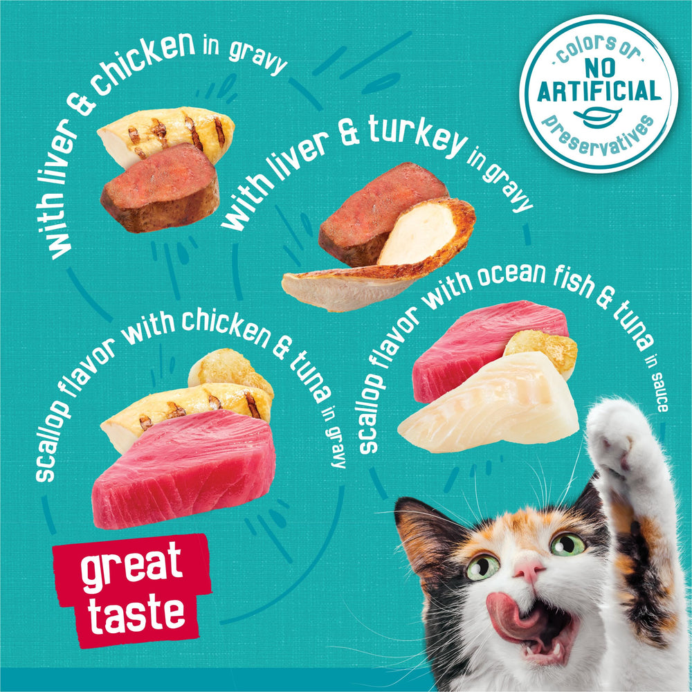 Friskies filetes pavo, lata 5.5 oz, opción sabrosa diaria.