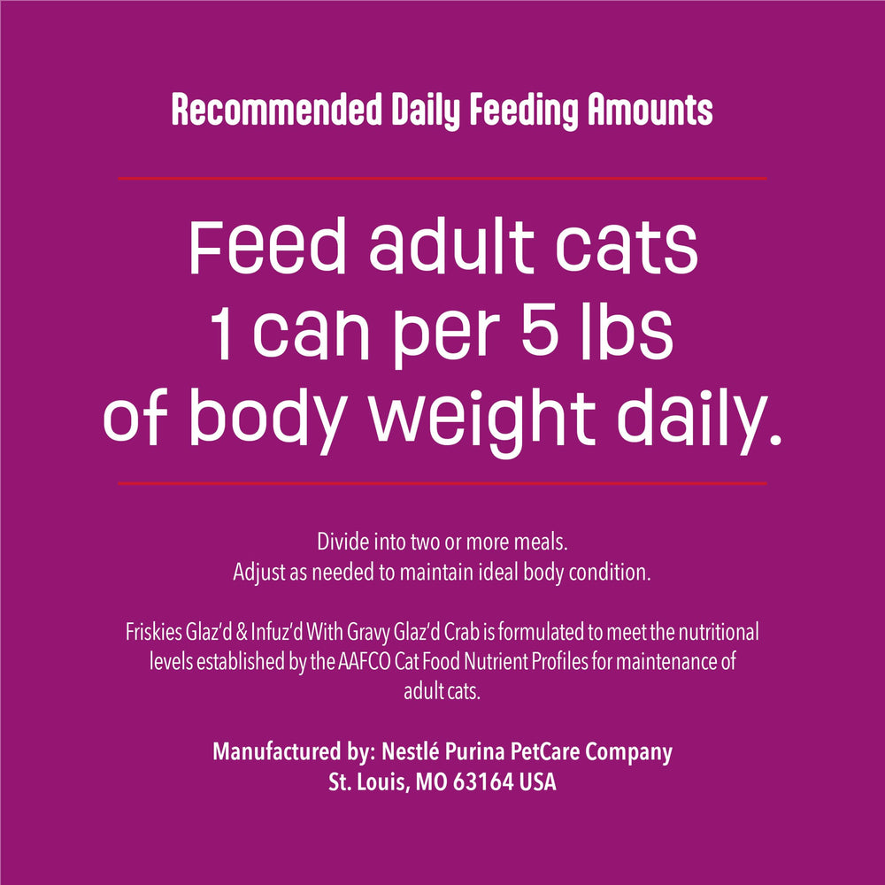 Nutrición balanceada en cada porción de Friskies para gatos adultos.