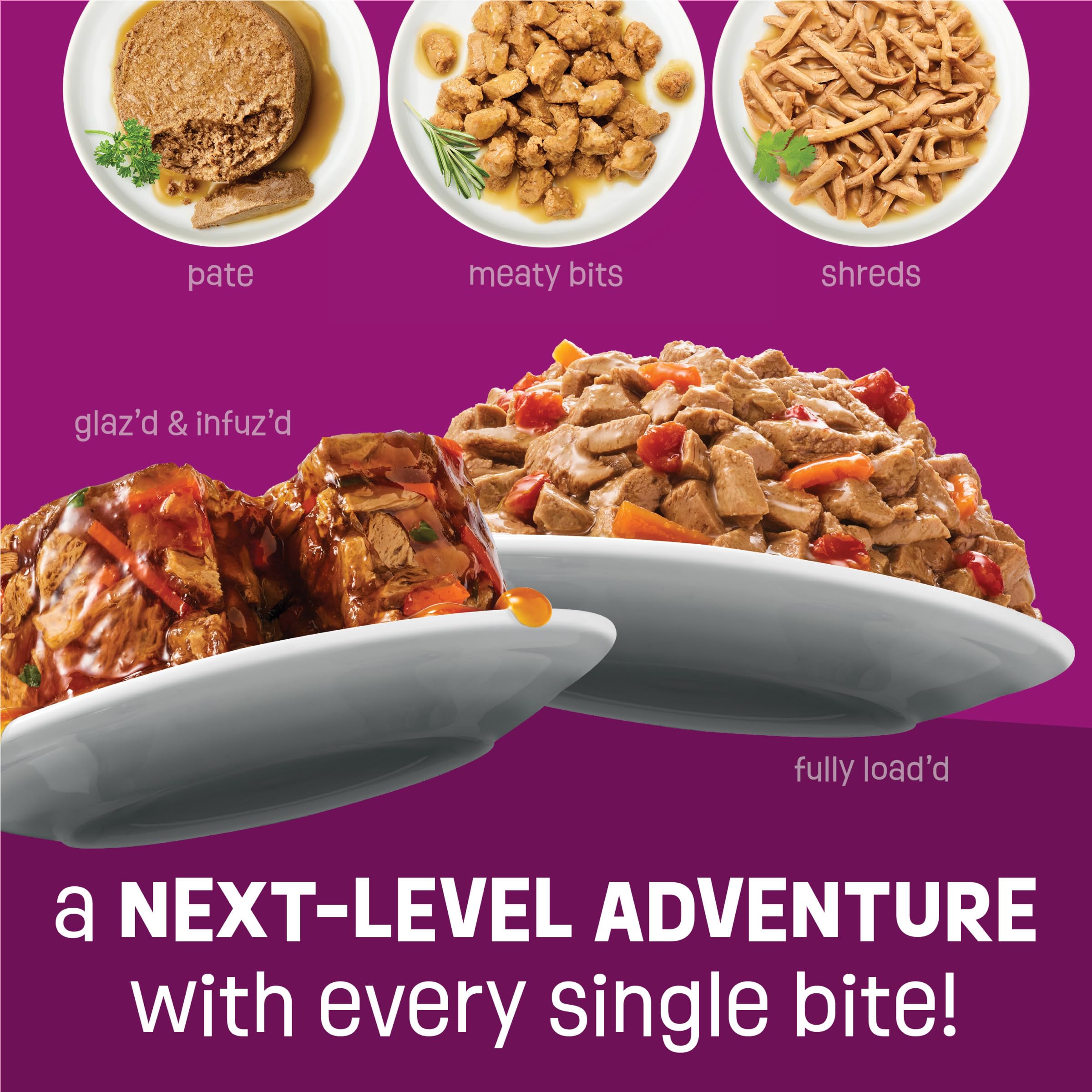 Friskies Glaz’d e Infuz’d, texturas que estimulan el apetito.