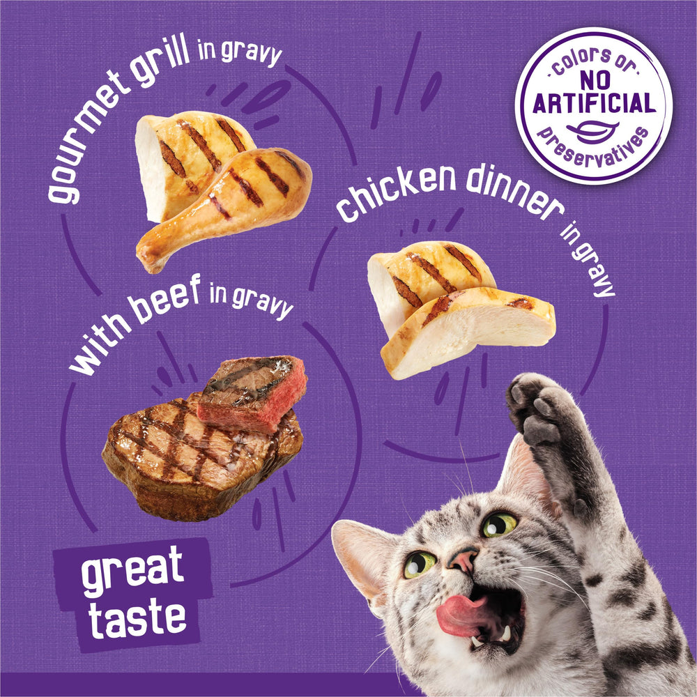 Friskies nutrición completa para gatos adultos con proteína de calidad