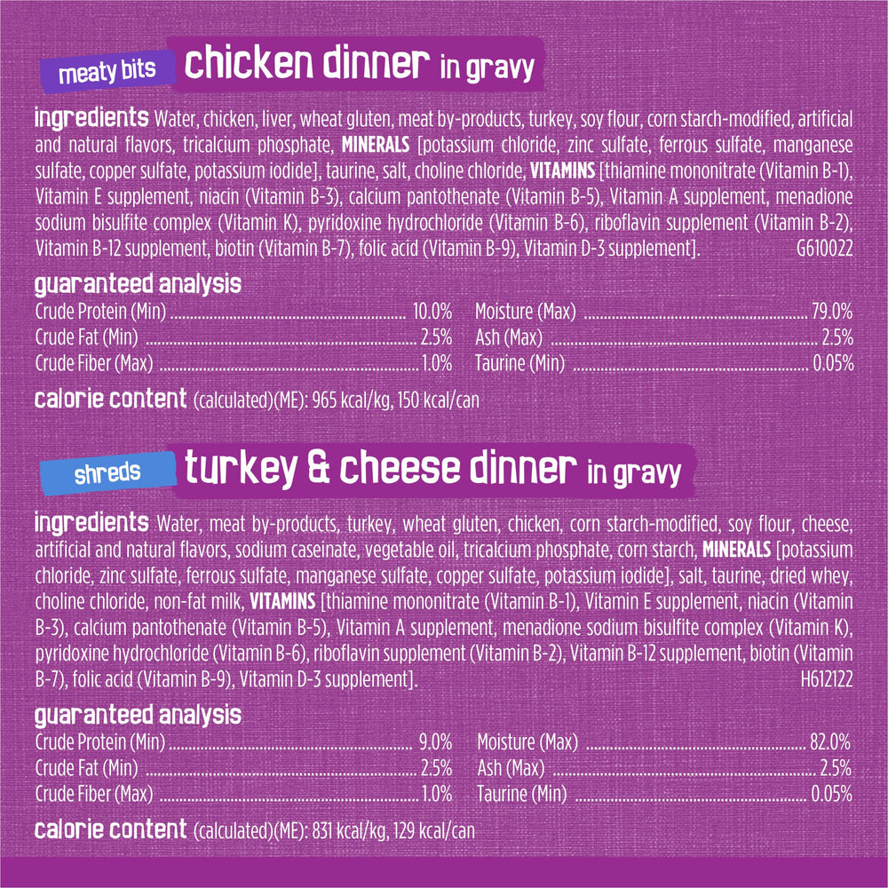 Friskies Gravy: textura variada para mantener el interés en la cena.