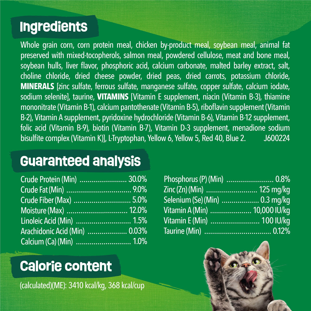 Friskies croquetas con vitamina A y taurina para visión.