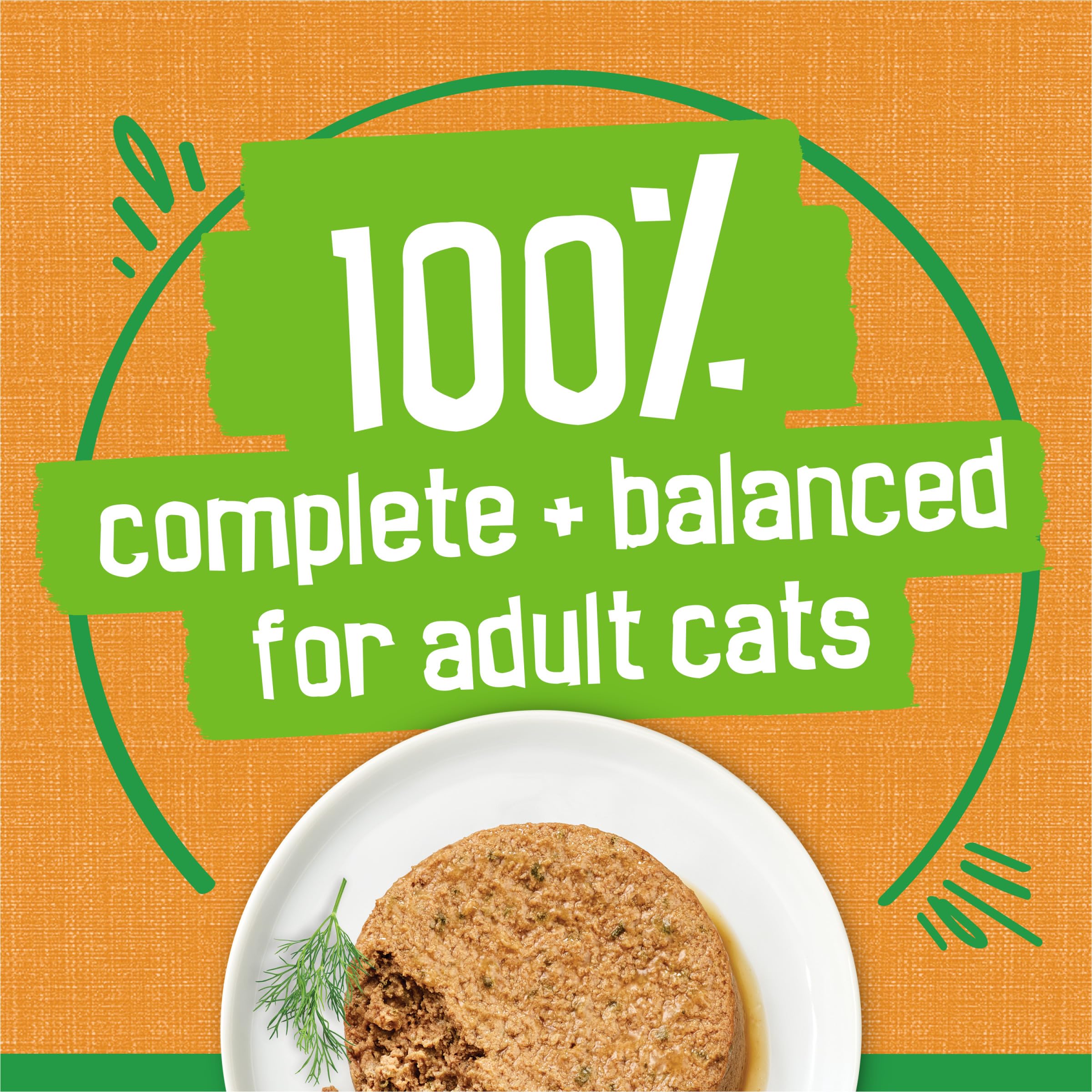 Friskies ingredientes reales: pollo y vegetales para una comida completa.
