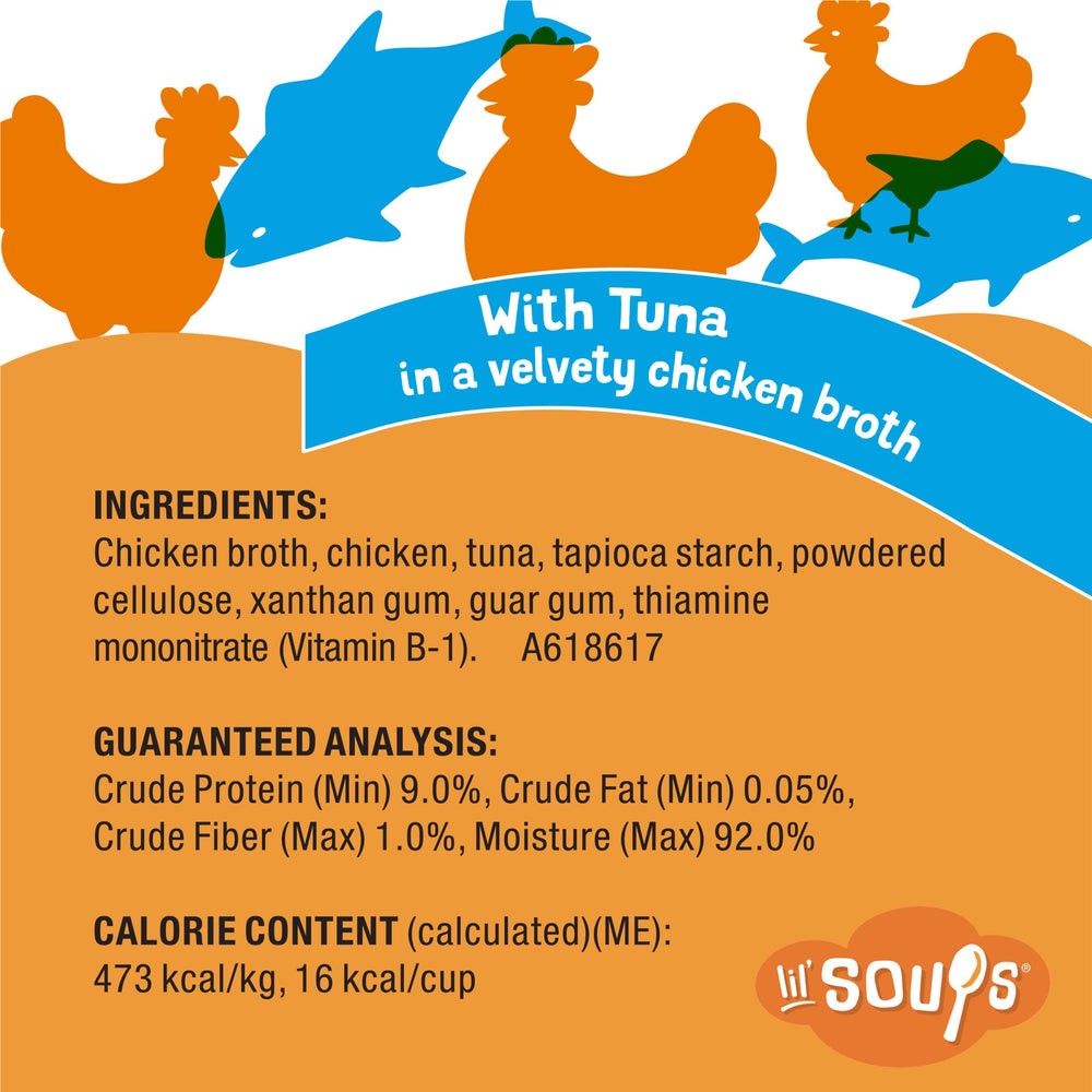 Friskies Lil’ Soups en porciones individuales, servir fácilmente