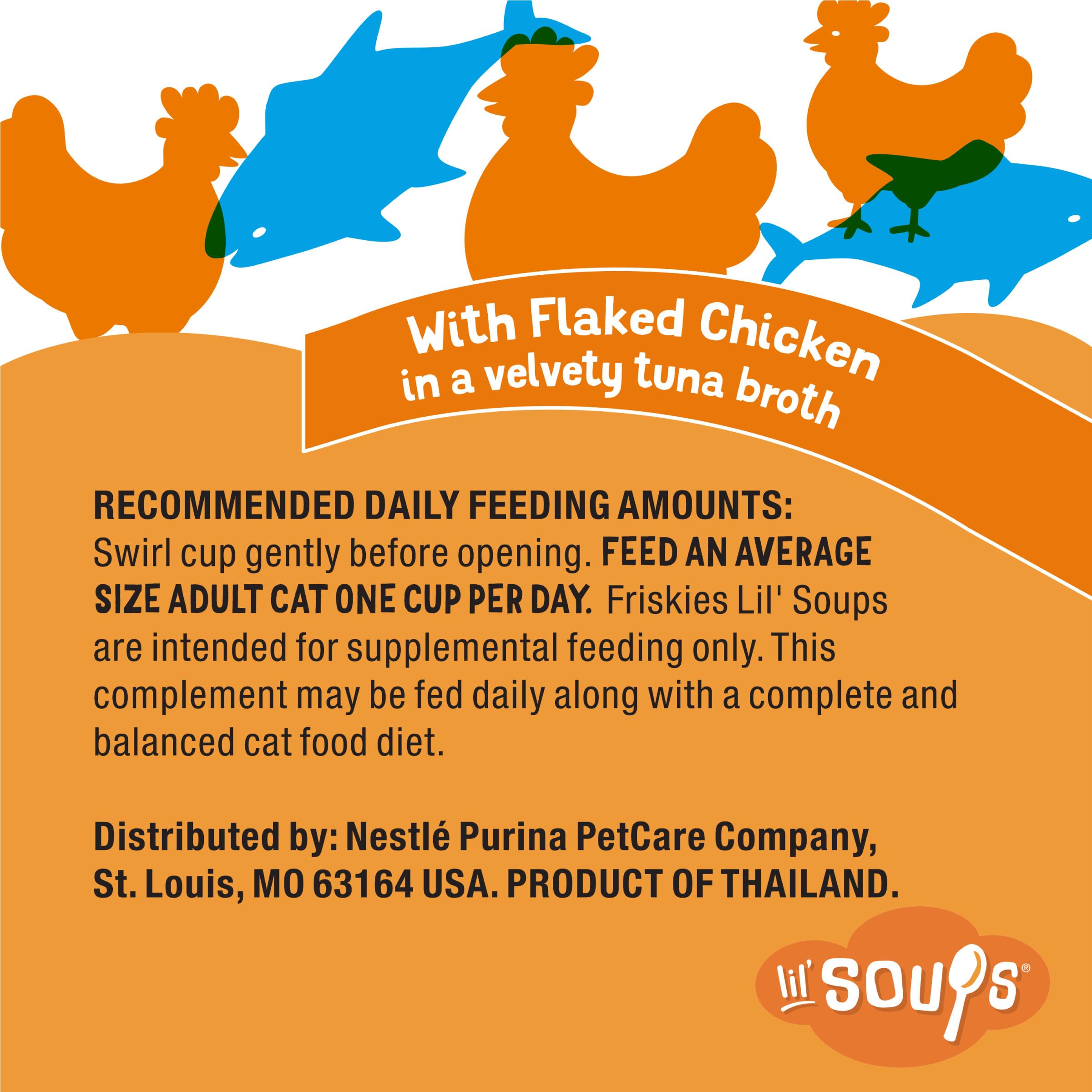 Purina Friskies Lil' Soups sin conservantes, snack seguro entre comidas