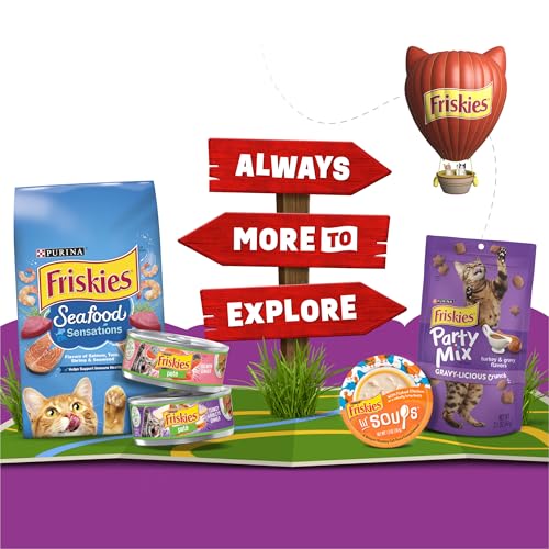 Friskies idea para la hora de la comida, mezcla de puré.