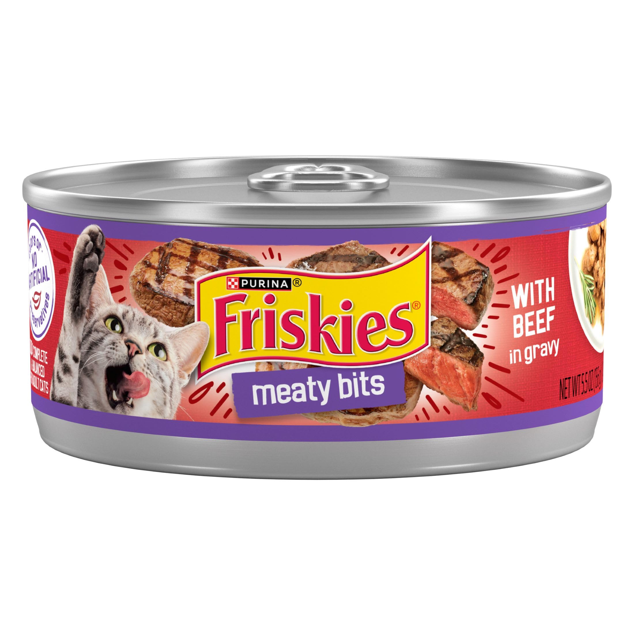 Friskies Meaty Bits con lomo en salsa: trozos jugosos para gatos