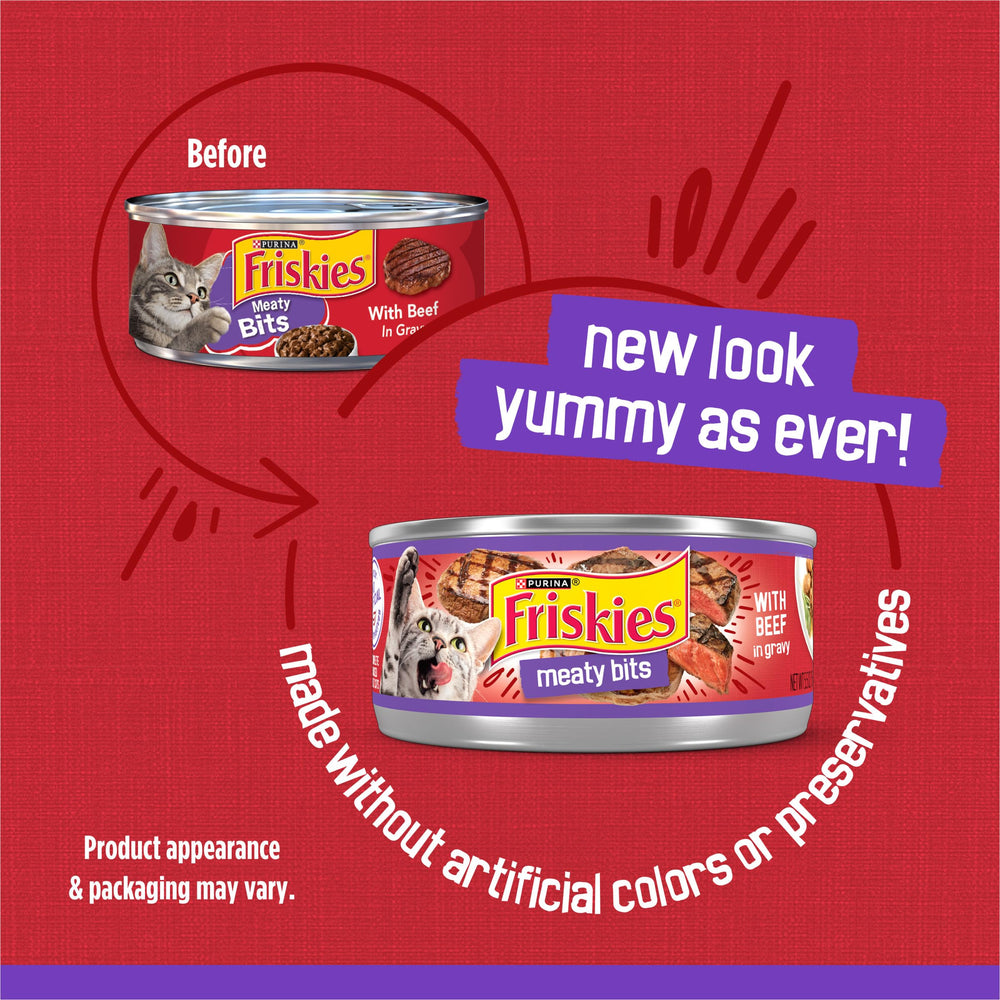 Friskies Meaty Bits trozos pequeños en salsa: textura suave