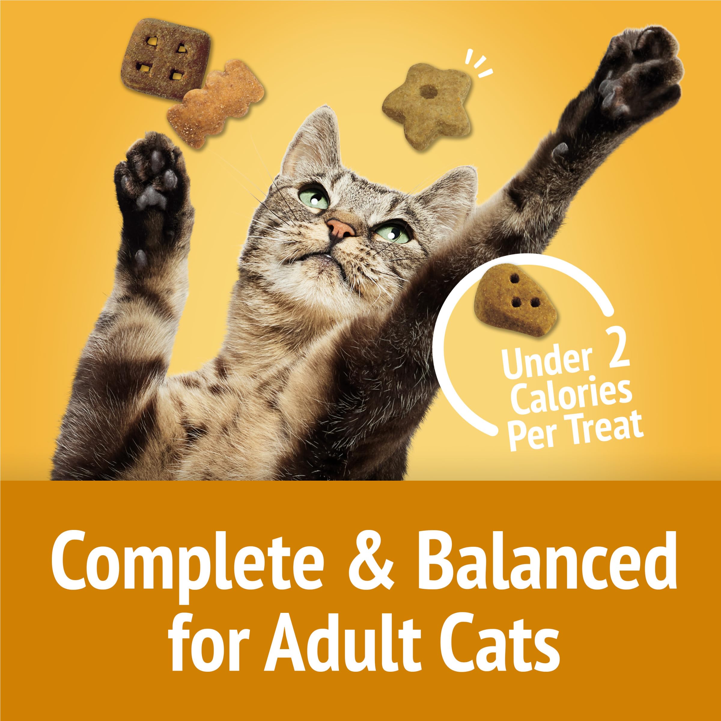 Friskies Party Mix Cheezy Craze Crunch, textura crujiente que puede colaborar con el cuidado dental.