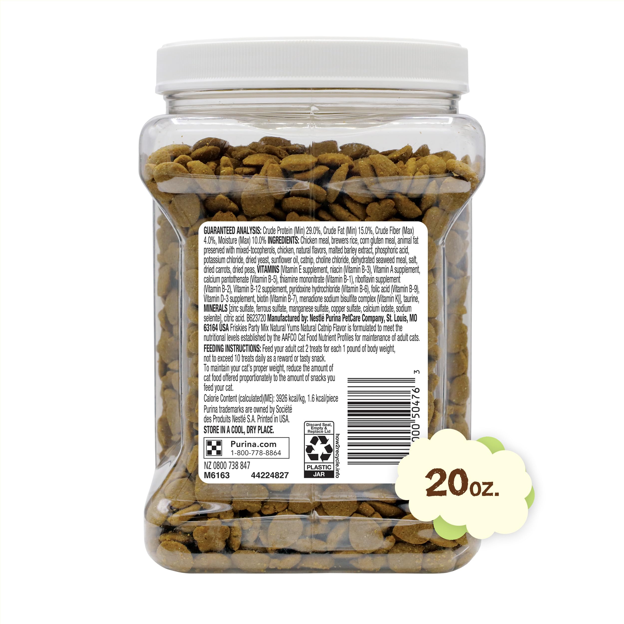 Friskies Mezcla Fiesta Natural Yums, fabricado en instalaciones en EE. UU.
