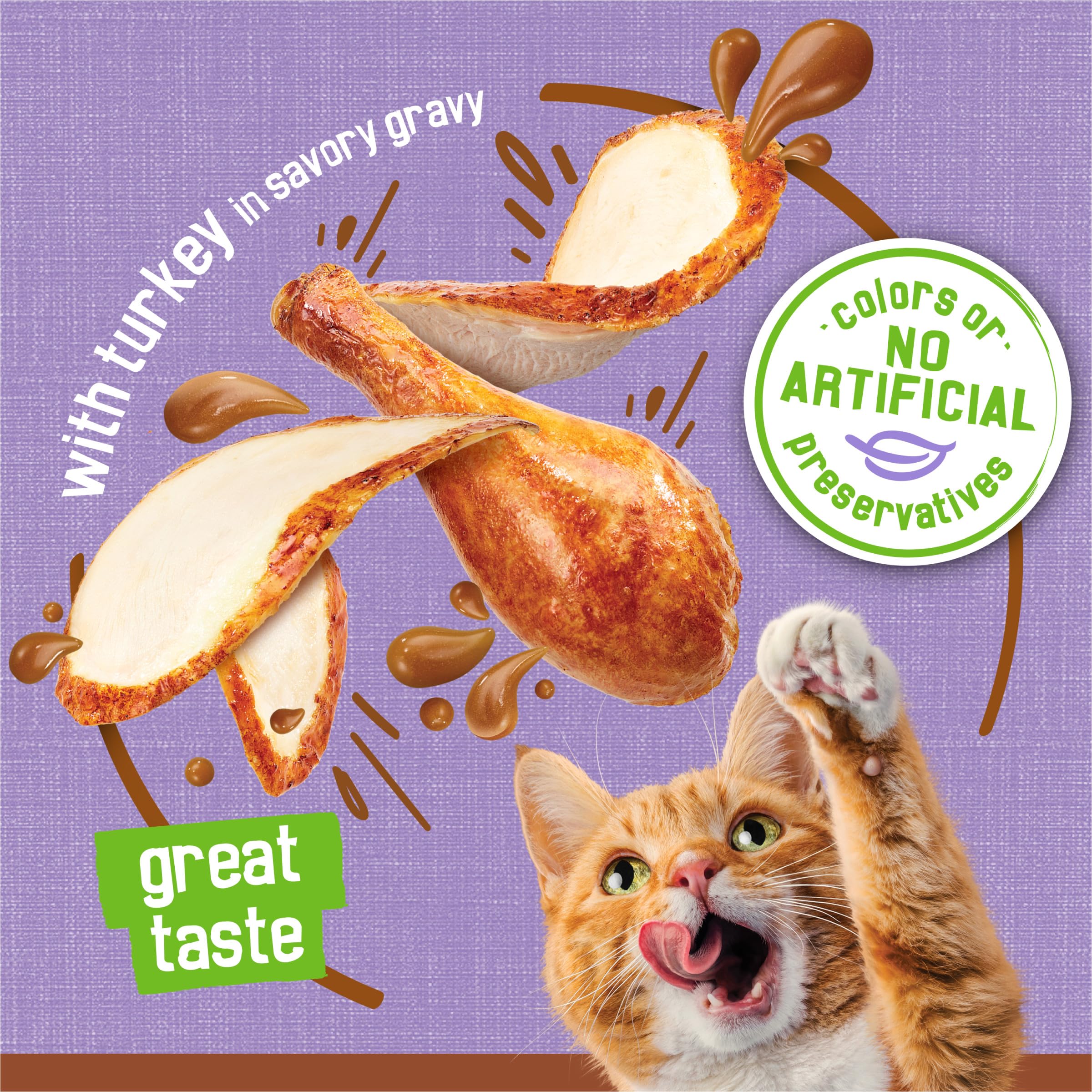 Friskies Nutrición Completa para Gatos Adultos, con vitaminas y minerales.