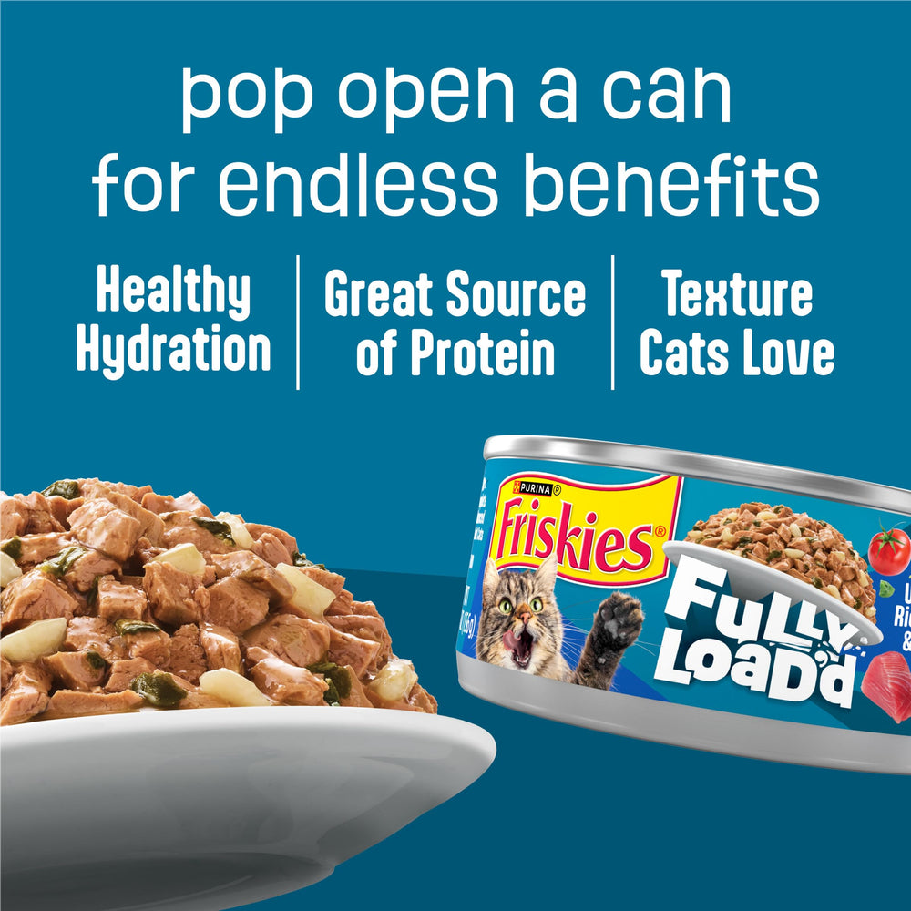 Friskies pack 24 latas: conveniencia y variedad para la alimentación diaria.