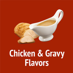 Friskies Party Mix Gravy-licious textura crujiente que invita a morder
