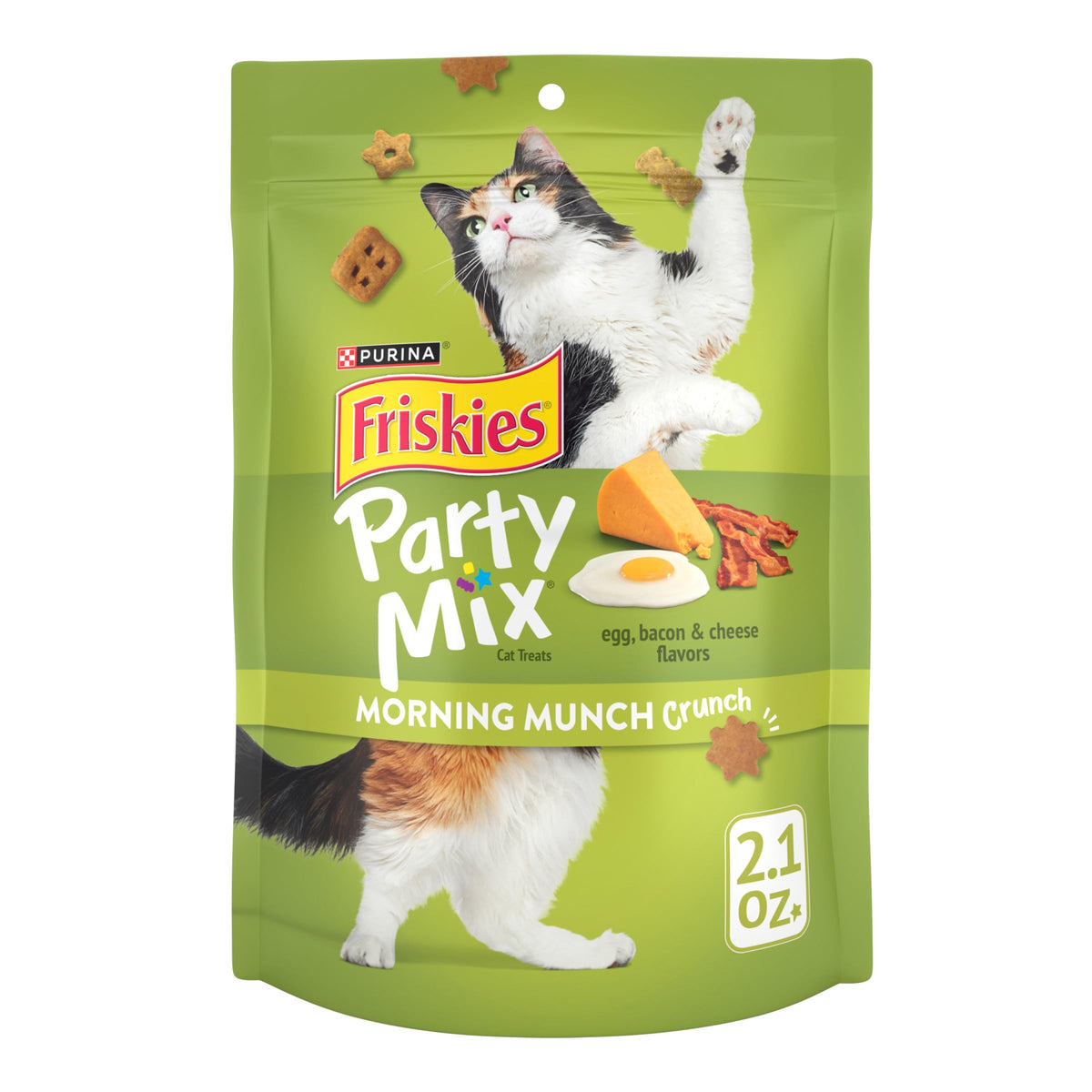 Friskies Party Mix Morning Munch en bolsas de 2,1 onzas con cierre reutilizable para frescura