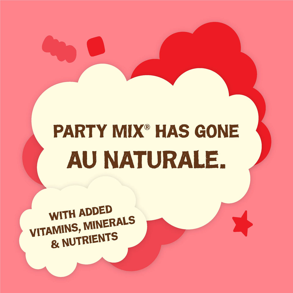 Friskies Party Mix Natural Yums, vitaminas y minerales añadidos para la dieta diaria