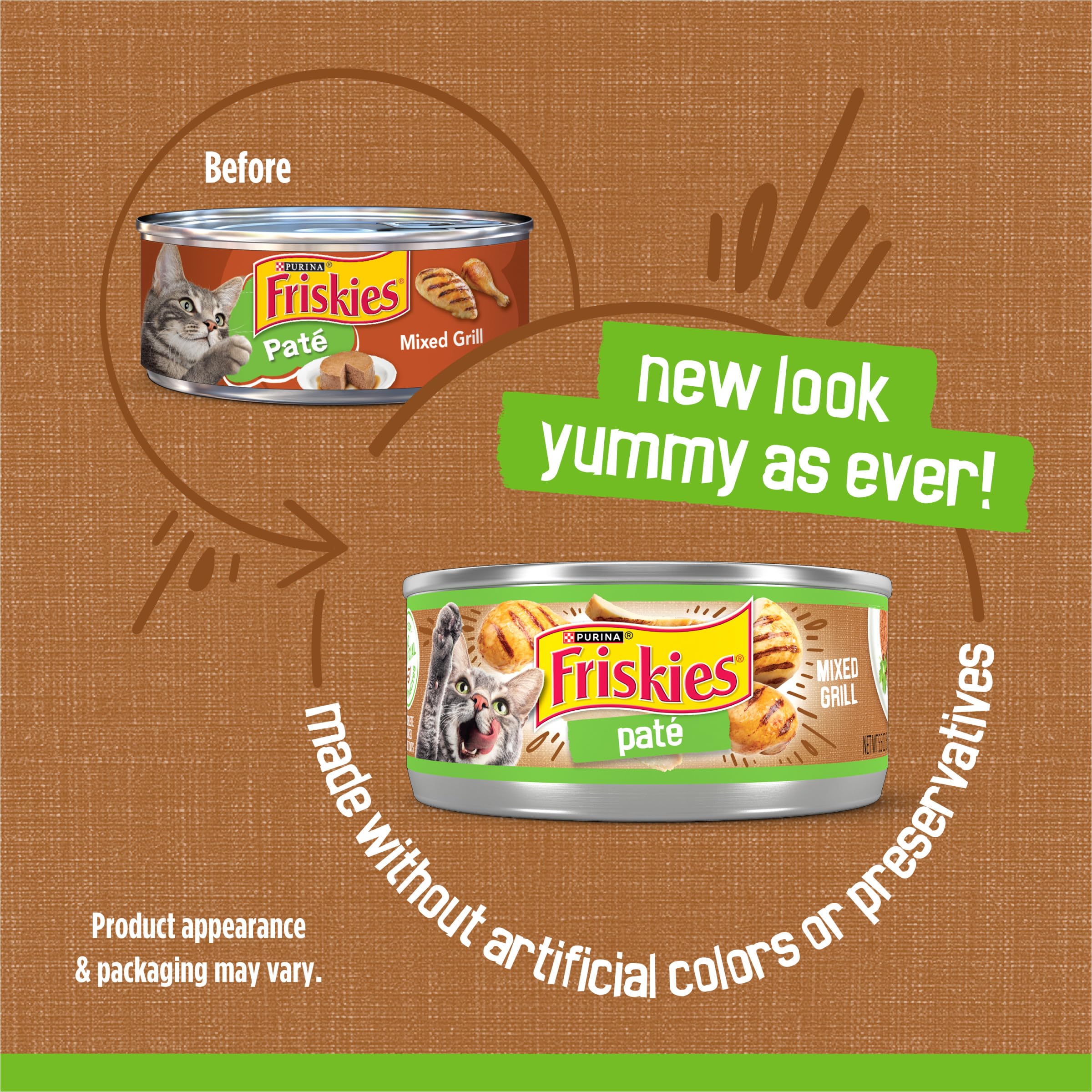 Friskies Paté Mezcla a la Parrilla, lata 2: aroma envolvente para atraer al gato