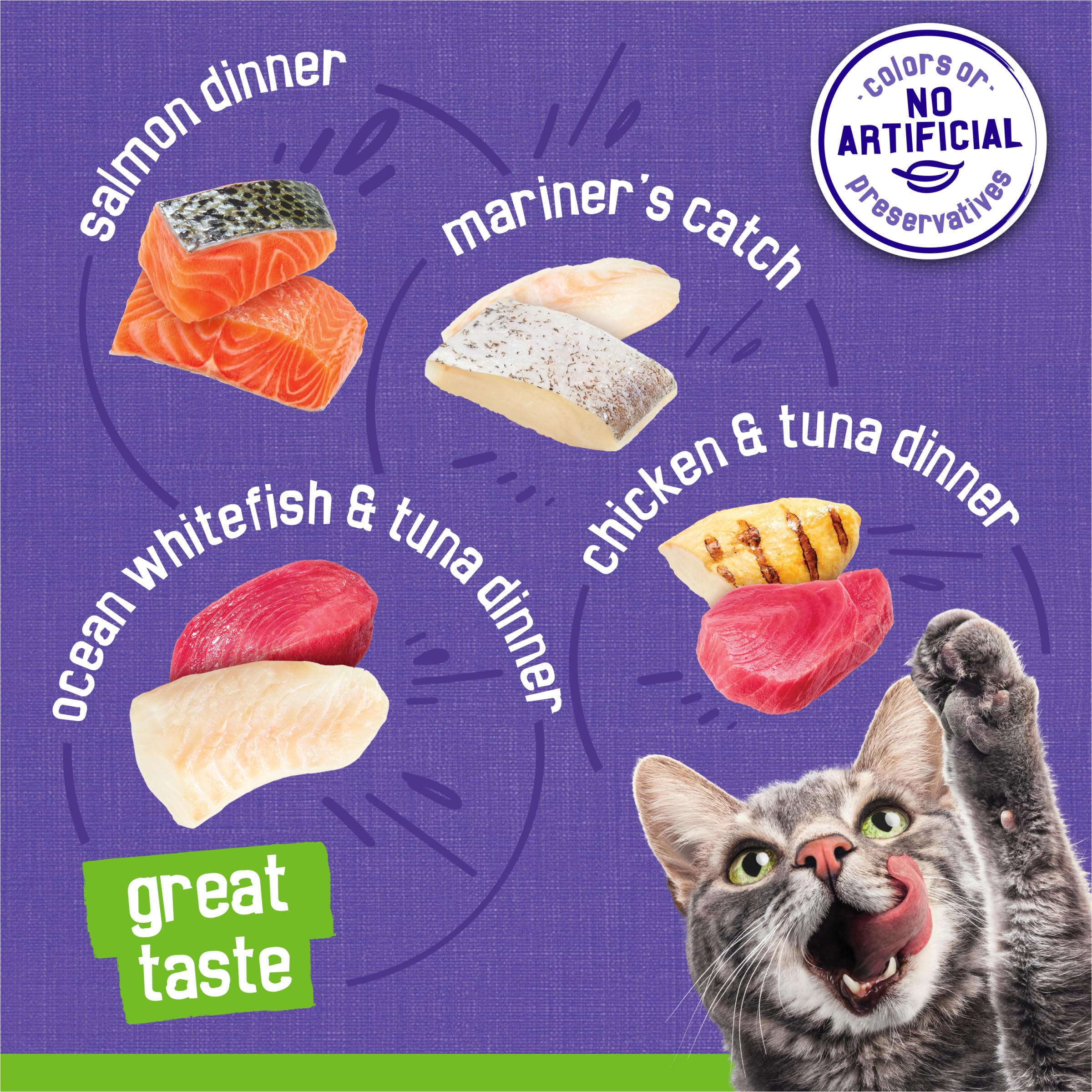 Friskies Pate Textura Suave, ideal para estimular el apetito de tu gato.
