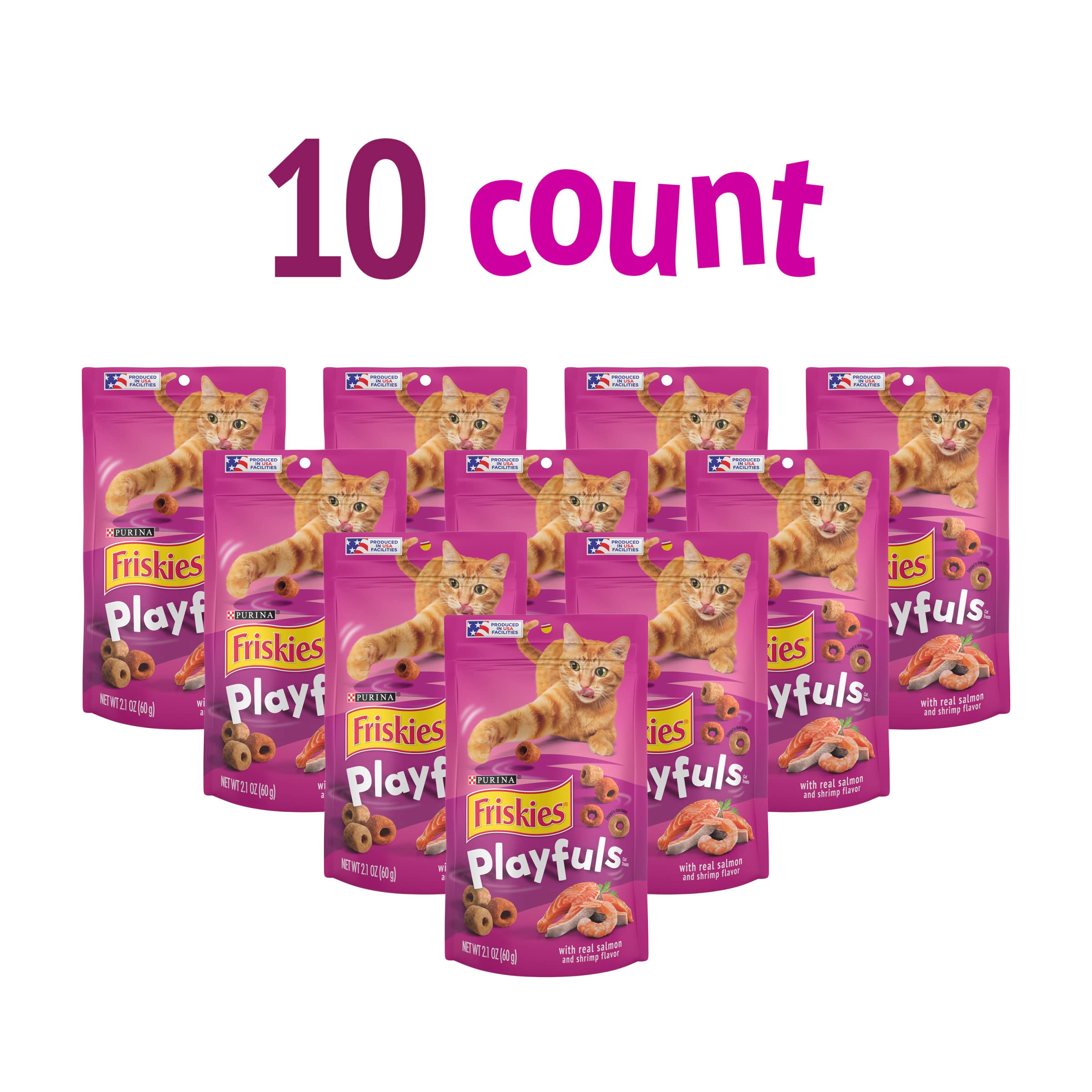Friskies Playfuls forma unica para jugar: invita a perseguir y atrapar.