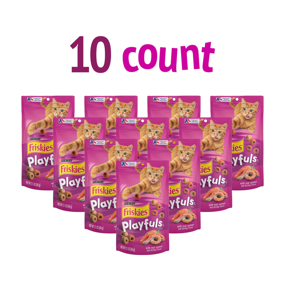 Friskies Playfuls forma unica para jugar: invita a perseguir y atrapar.