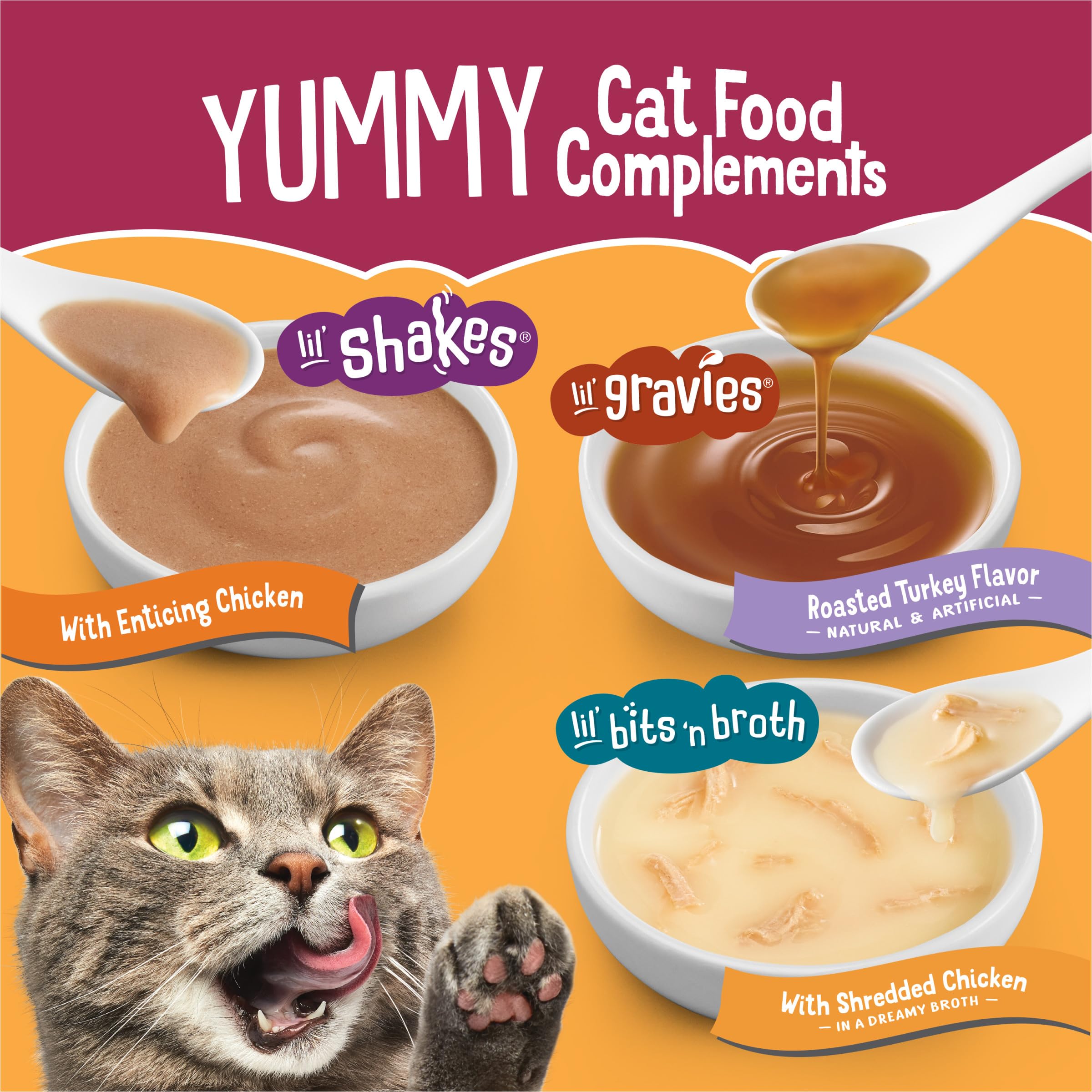 Friskies Pollos Favoritos pedacitos y caldo: ideal como snack entre comidas