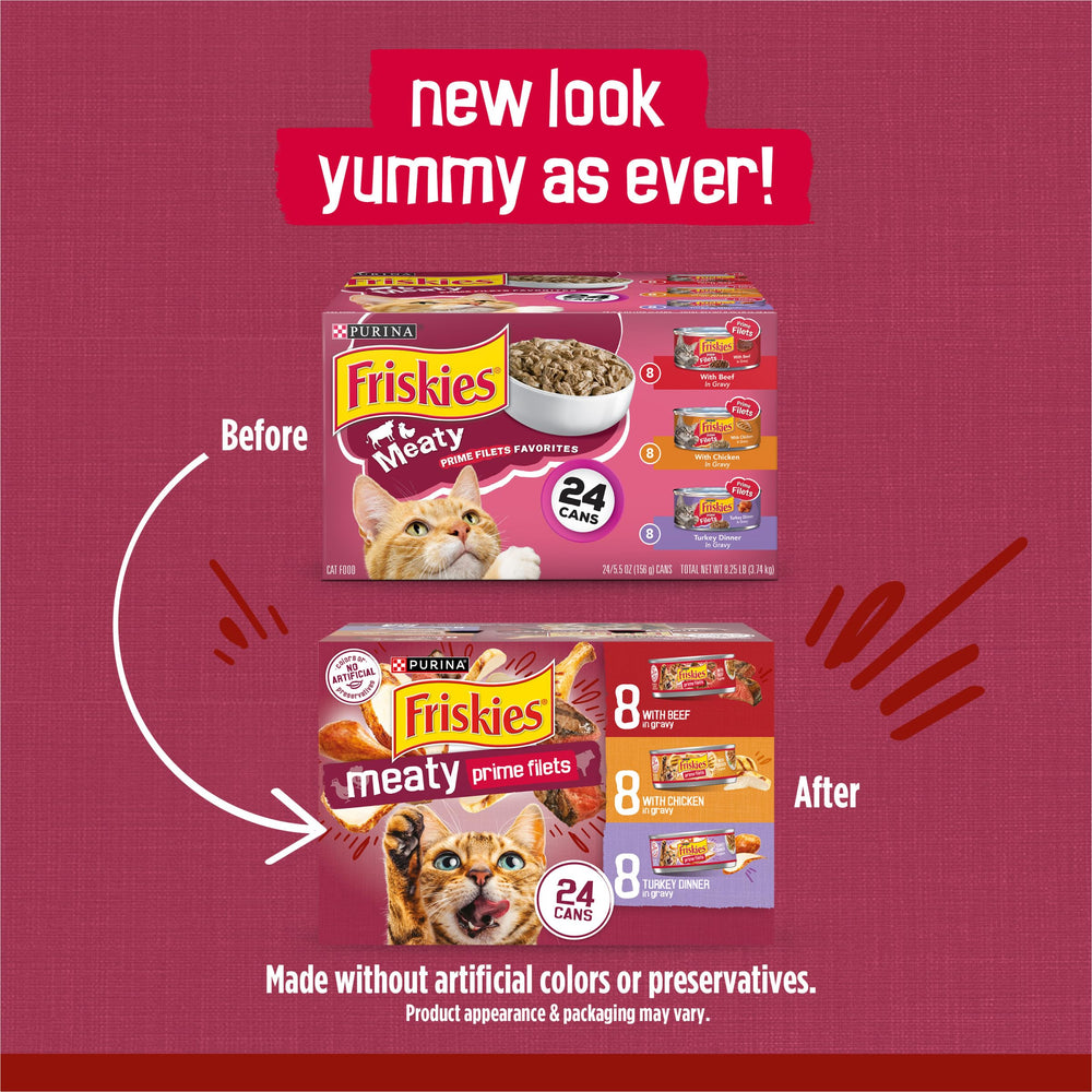 Friskies Filetes carnoso con salsa pollo, humedad y sabor en cada porción.