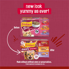 Friskies Filetes carnoso con salsa pollo, humedad y sabor en cada porción.
