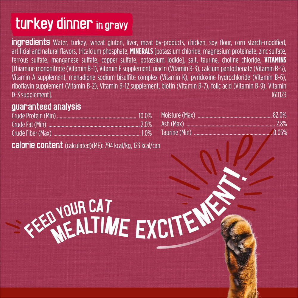 Friskies Filetes carnoso: taurina para apoyar visión saludable.