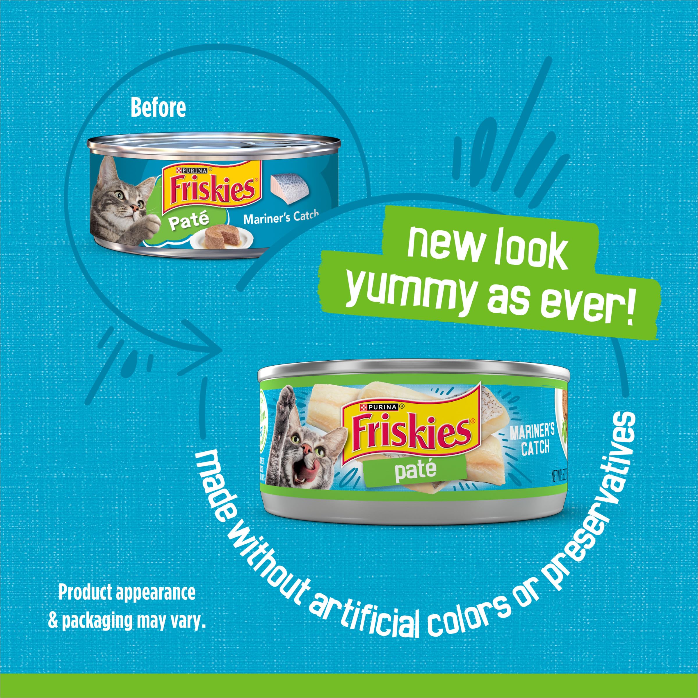 Friskies Sabores Mariscos Pate ofrece una experiencia sabrosa para gatos