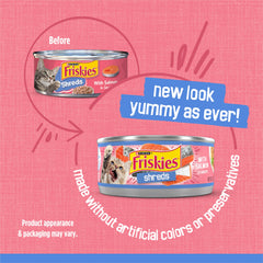Friskies deshebrado con salmón en salsa, lata 02: aroma apetitoso.